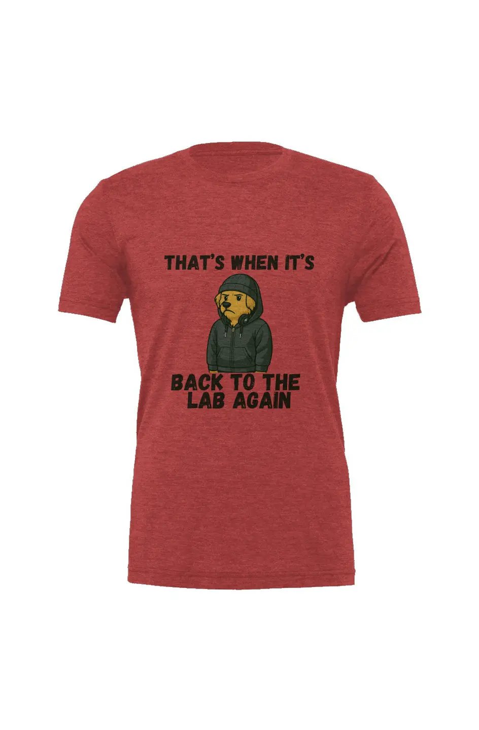 Back to the Lab Again - Triblend T - Boop Apparel