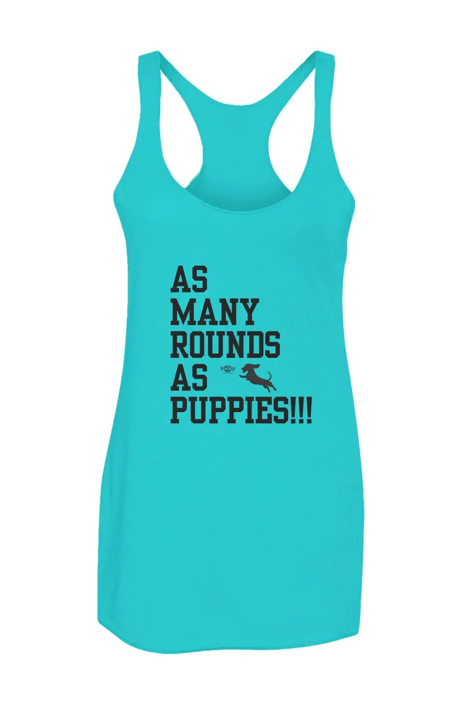 Amrapuppies - Women’s Triblend Racerback Tank