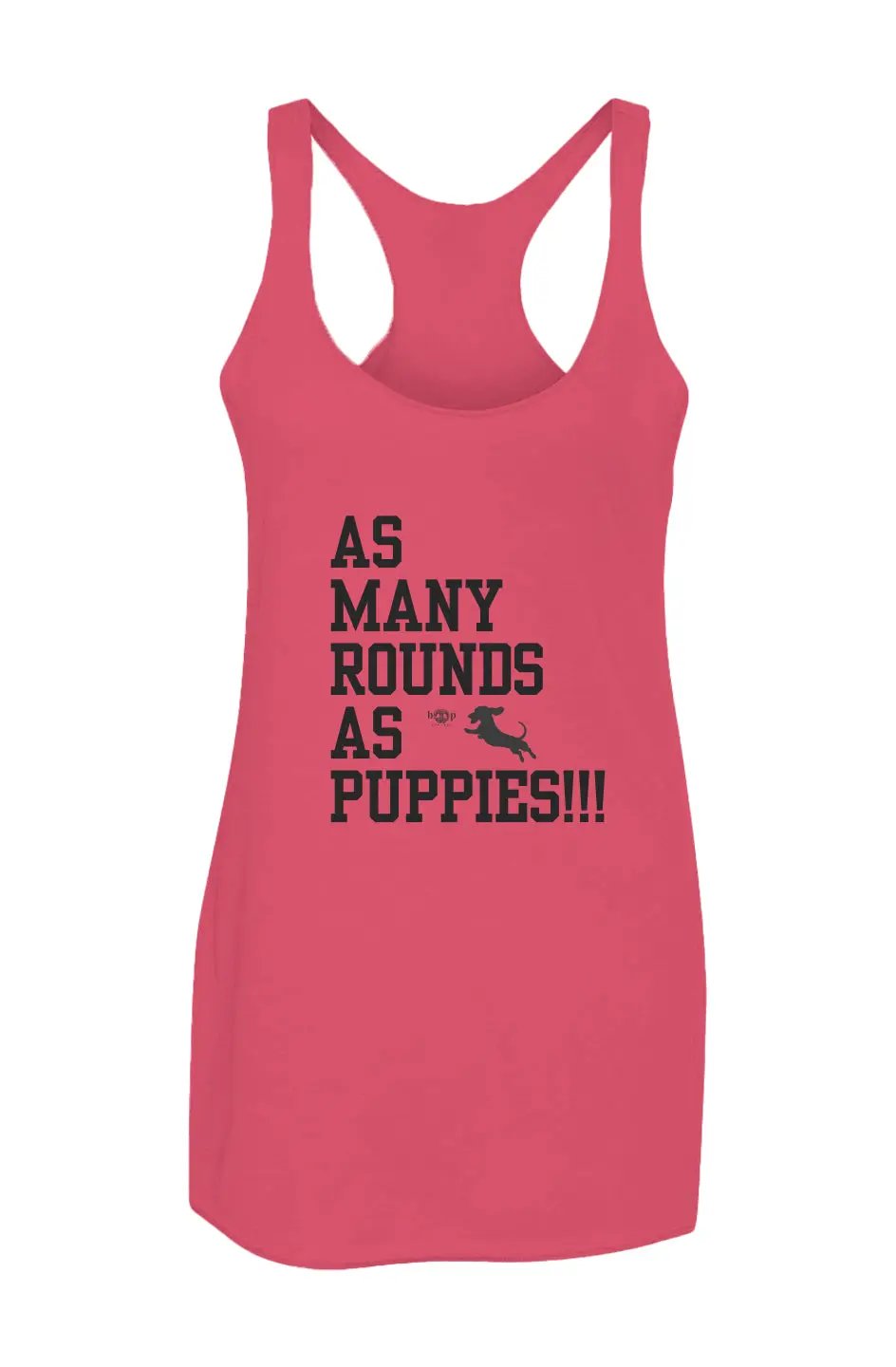 AMRAPuppies - Racerback Tank - Boop Apparel