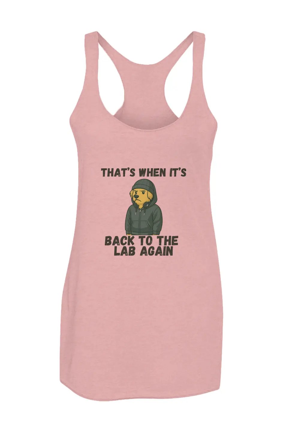 Back to the Lab - Women’s Triblend Racerback Tank