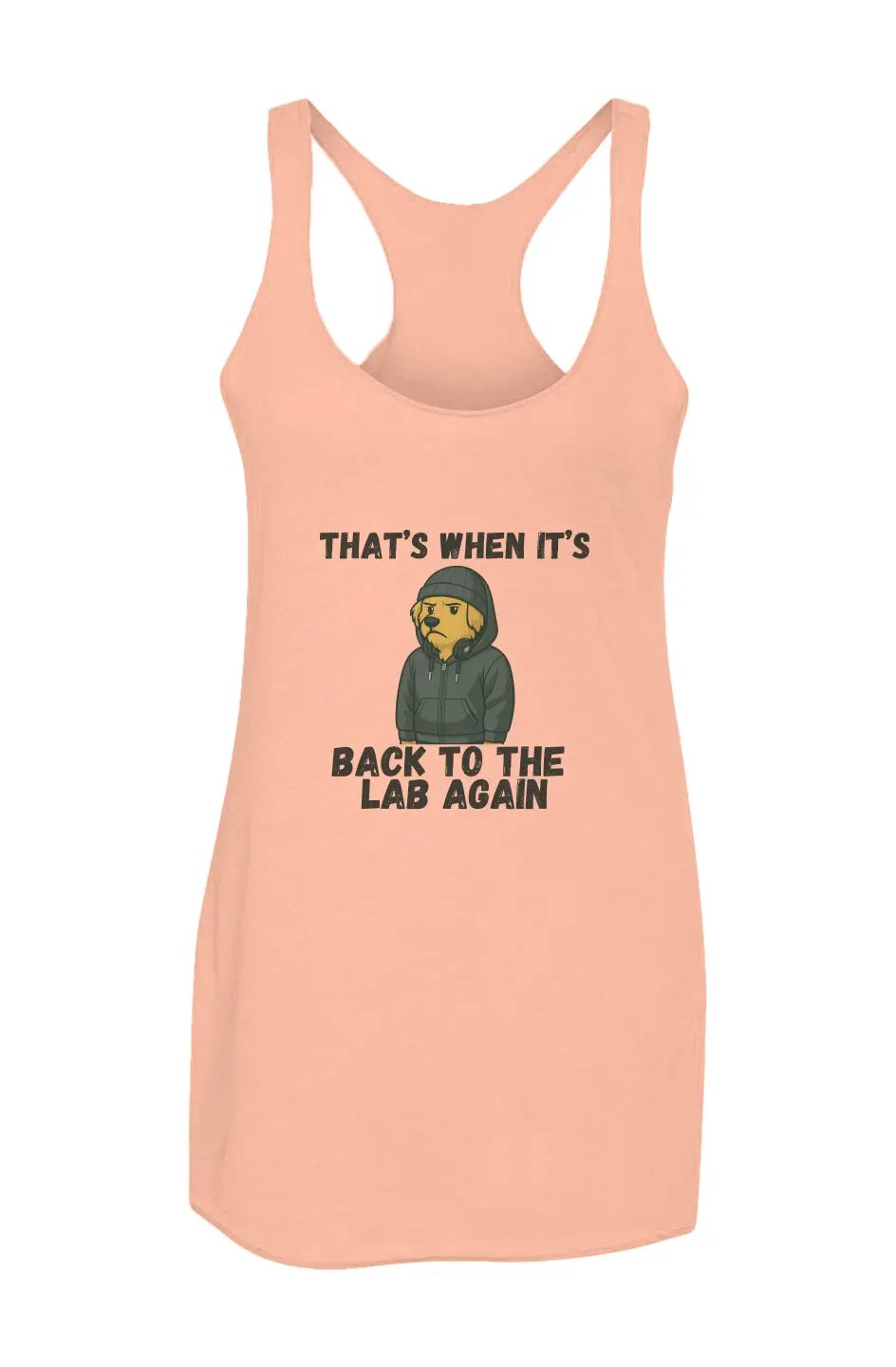 Back to the Lab Again - Racerback Tank - Boop Apparel