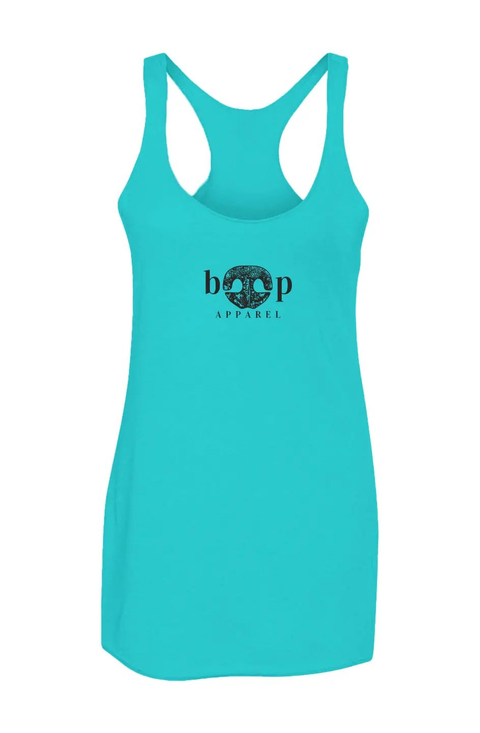 Boop Logo - Women’s Triblend Racerback Tank