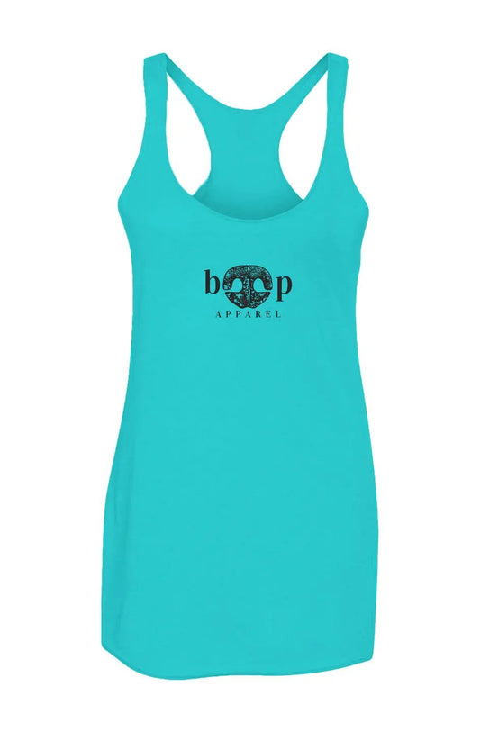 Boop Logo - Women’s Triblend Racerback Tank