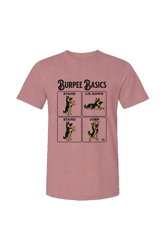 Burpee Basics - Unisex Heather Jersey Tee