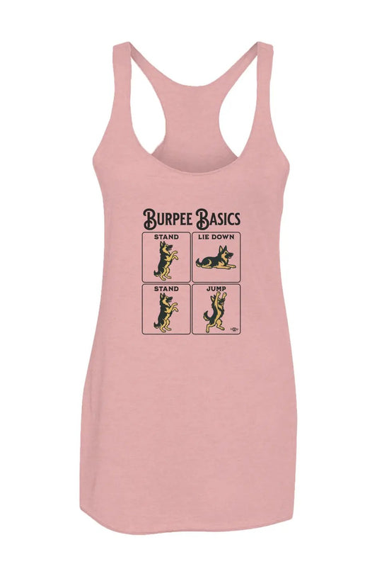 Burpee Basics - Women’s Triblend Racerback Tank