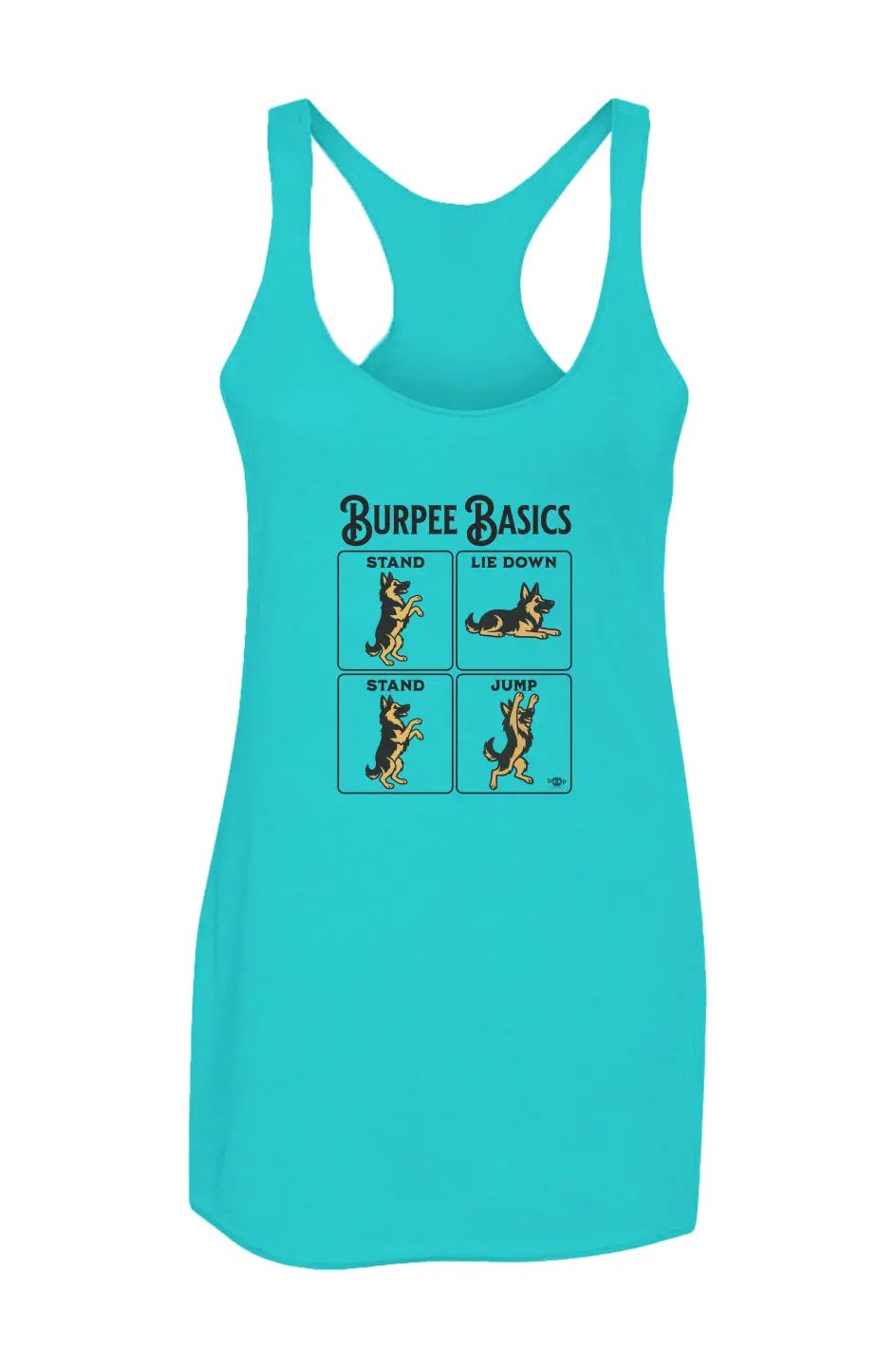 Burpee Basics - Women’s Triblend Racerback Tank