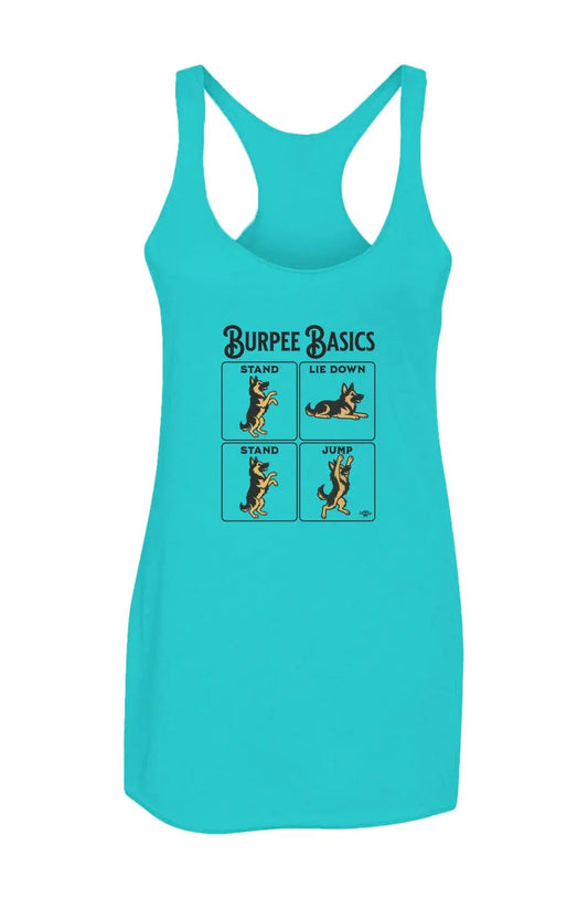 Burpee Basics - Women’s Triblend Racerback Tank