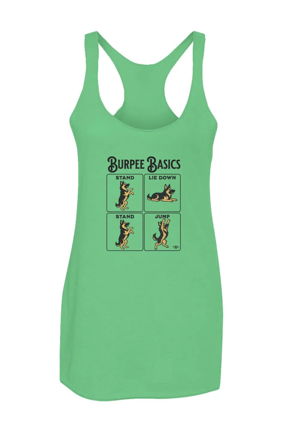 Burpee Basics - Women’s Triblend Racerback Tank