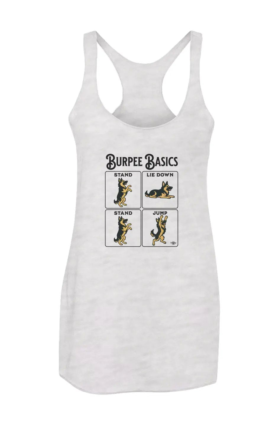 Burpee Basics - Racerback Tank - Boop Apparel