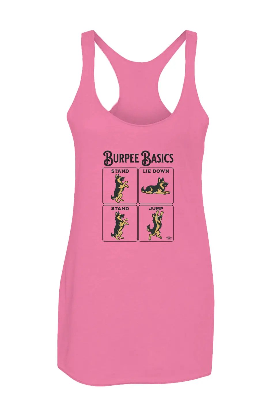 Burpee Basics - Racerback Tank - Boop Apparel