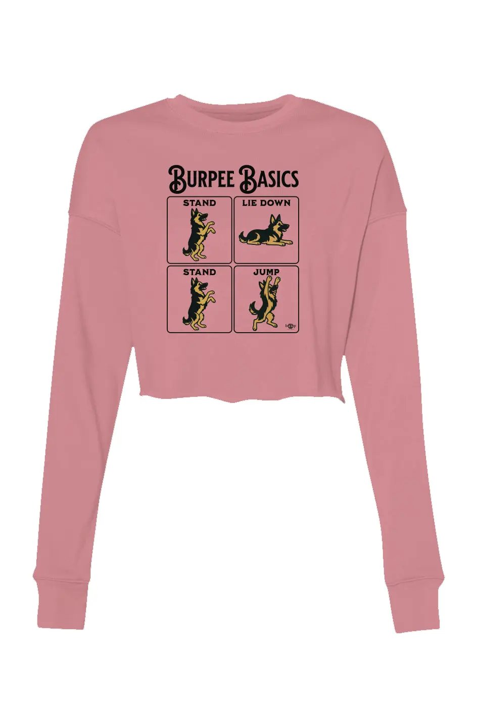 Burpee Basics - Women's Cropped Sweatshirt