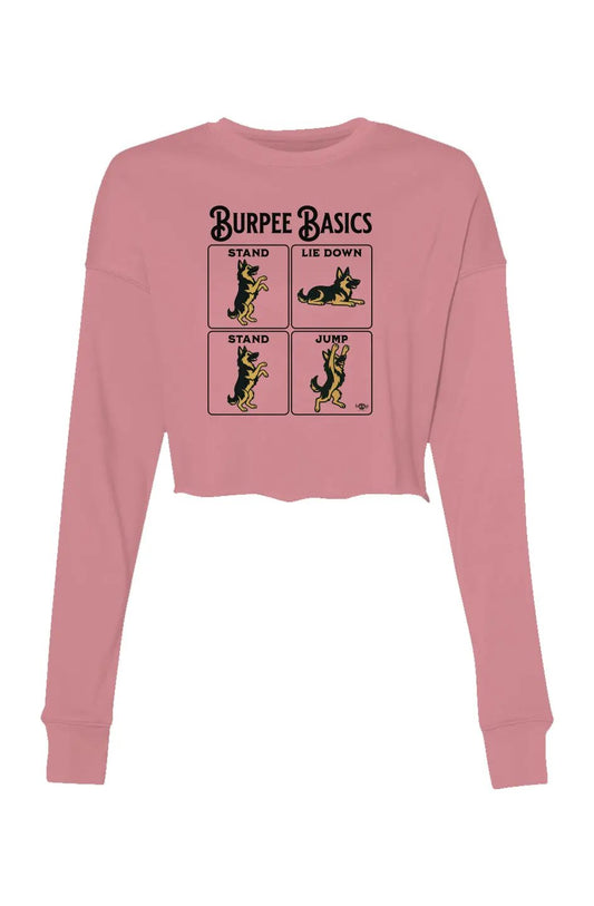 Burpee Basics - Women's Cropped Sweatshirt