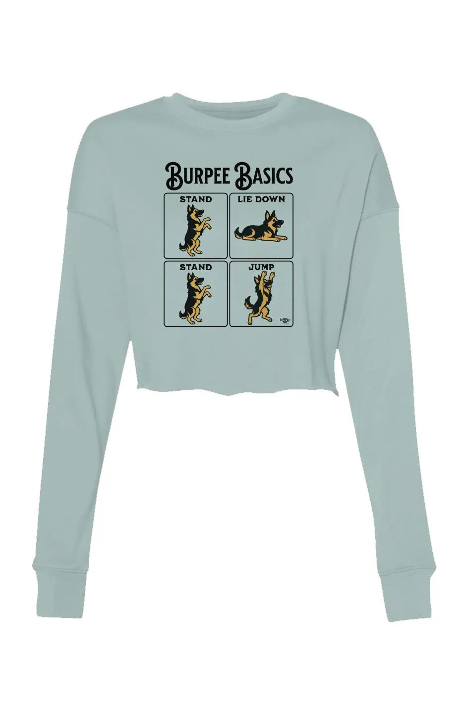 Burpee Basics - Women's Cropped Sweatshirt