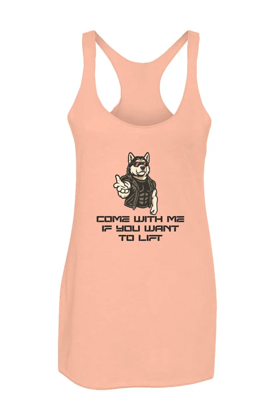Come With - Women’s Triblend Racerback Tank