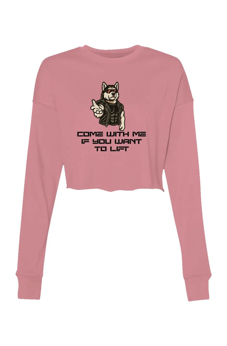Come With Me - Women's Cropped Sweatshirt