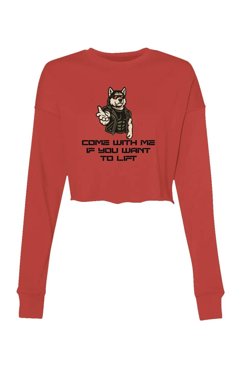 Come With Me - Women's Cropped Sweatshirt