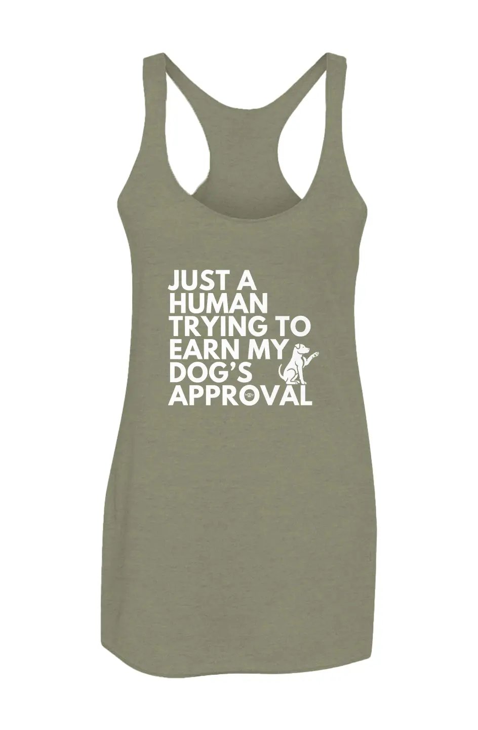 Dog's Approval - Women’s Triblend Racerback Tank