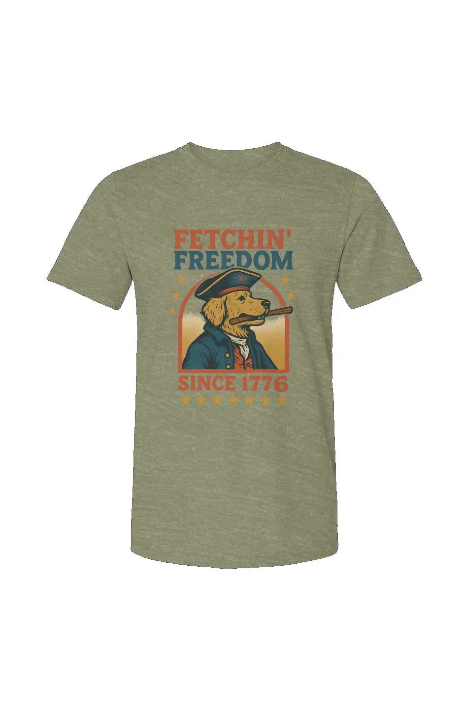 Fetchin Freedom - Unisex Heather Jersey Tee