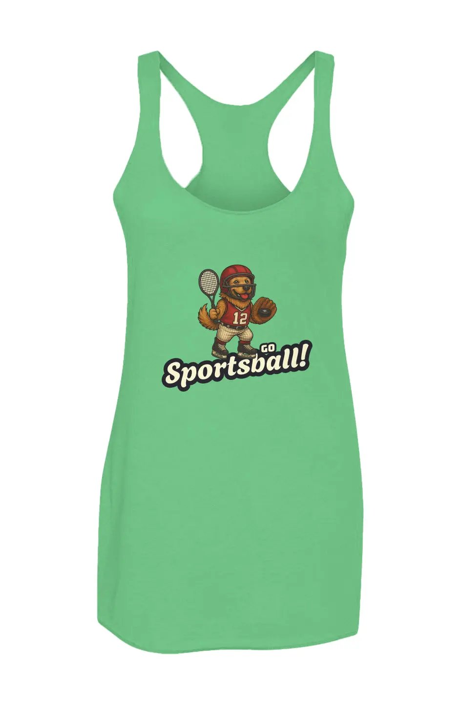 Go Sportsball - Racerback Tank Apliiq
