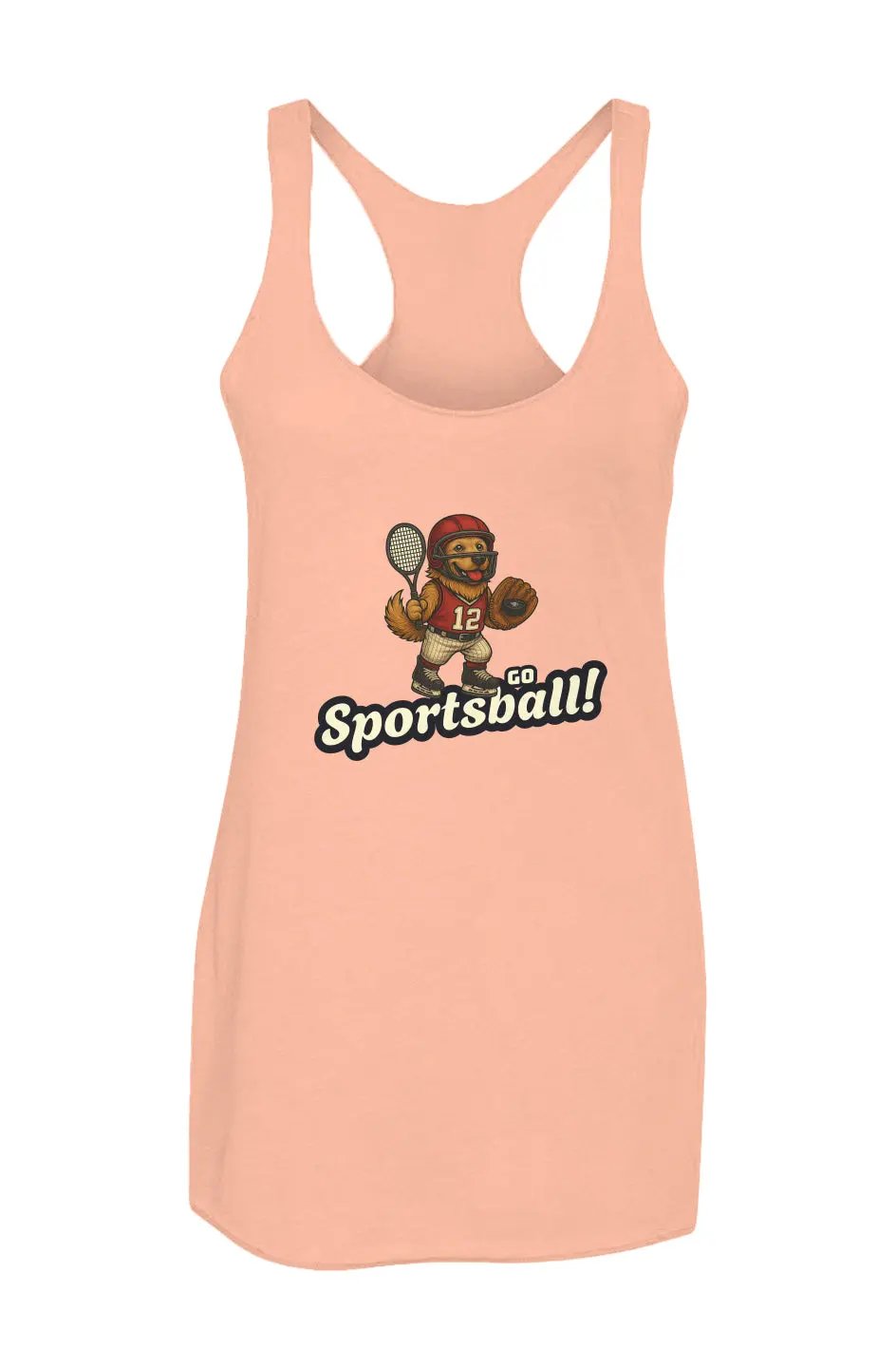 Go Sportsball - Racerback Tank Apliiq