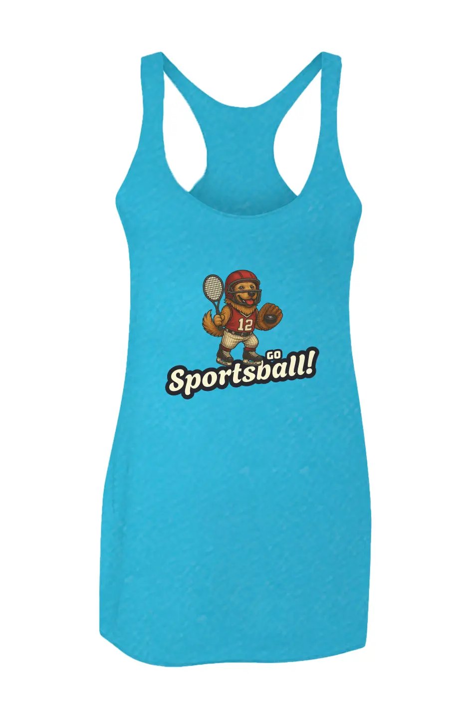 Go Sportsball - Racerback Tank Apliiq