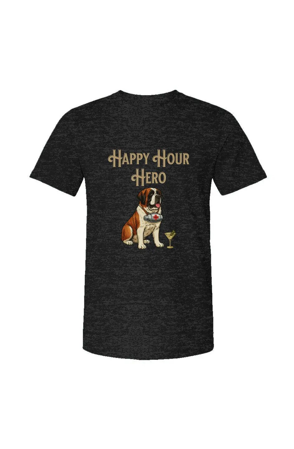 Happy Hour Hero - Unisex Heather Jersey Tee