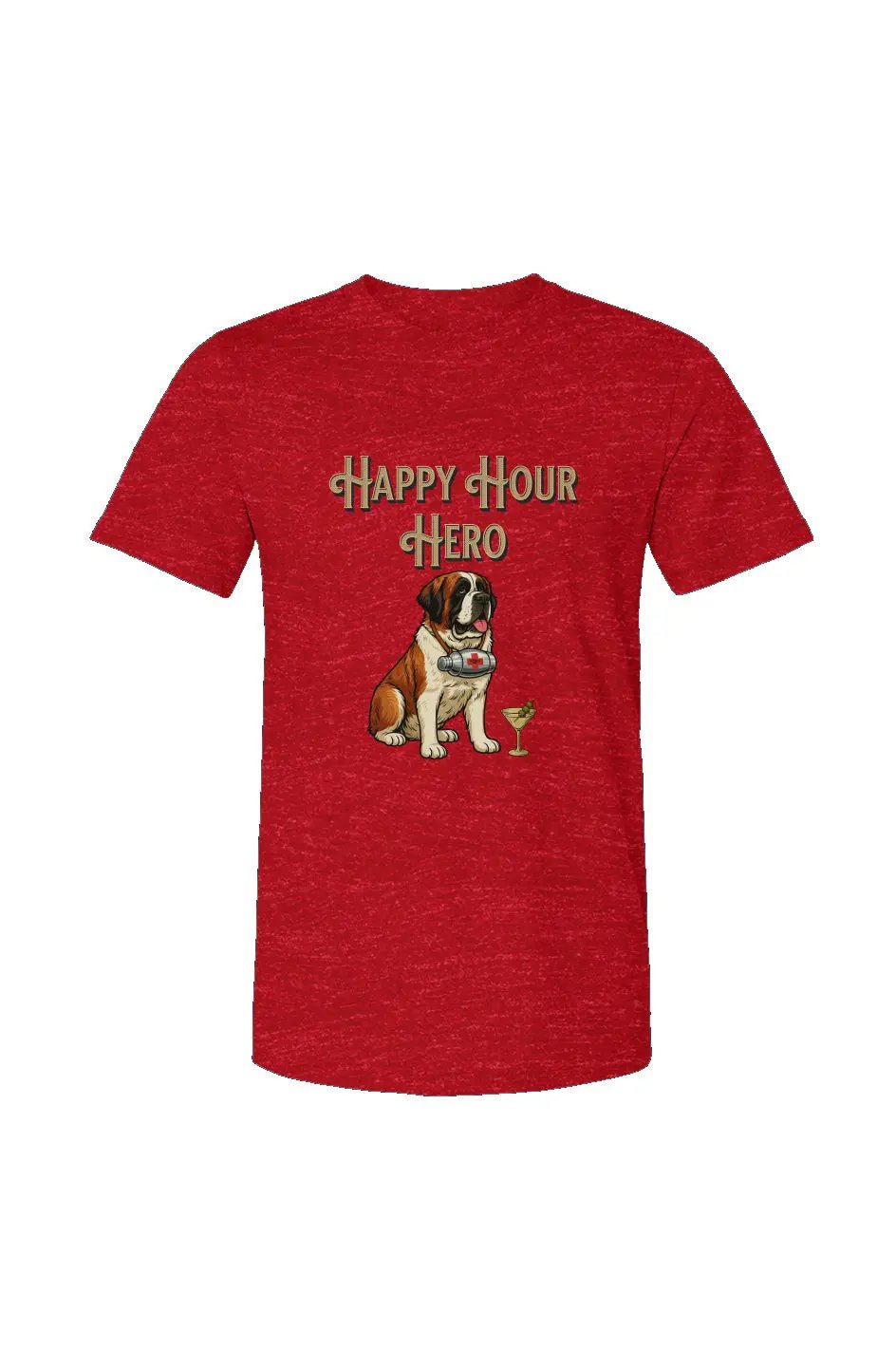 Happy Hour Hero - Unisex Heather Jersey Tee