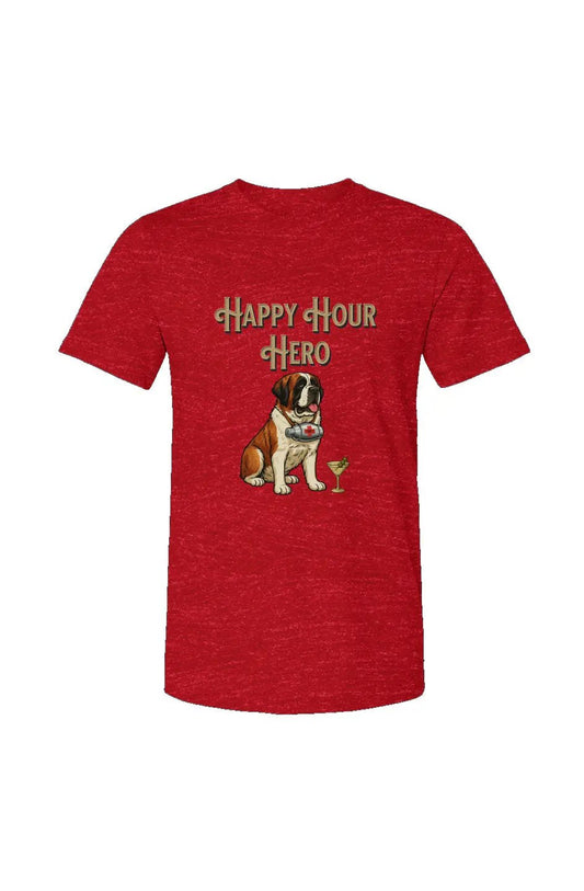 Happy Hour Hero - Unisex Heather Jersey Tee