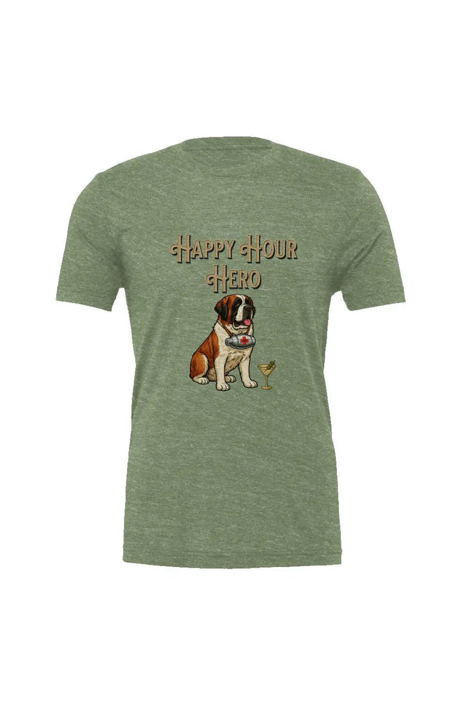 Happy Hour Hero - Triblend T - Boop Apparel