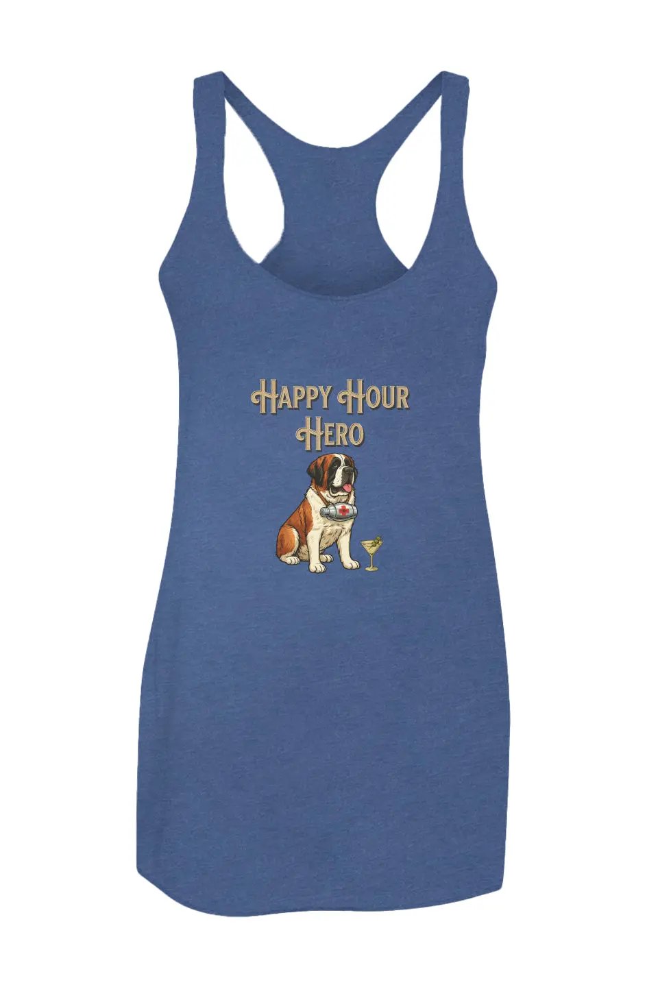 Happy Hour Hero - Women’s Triblend Racerback Tank