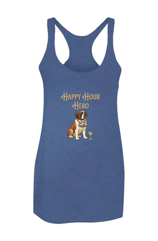 Happy Hour Hero - Women’s Triblend Racerback Tank