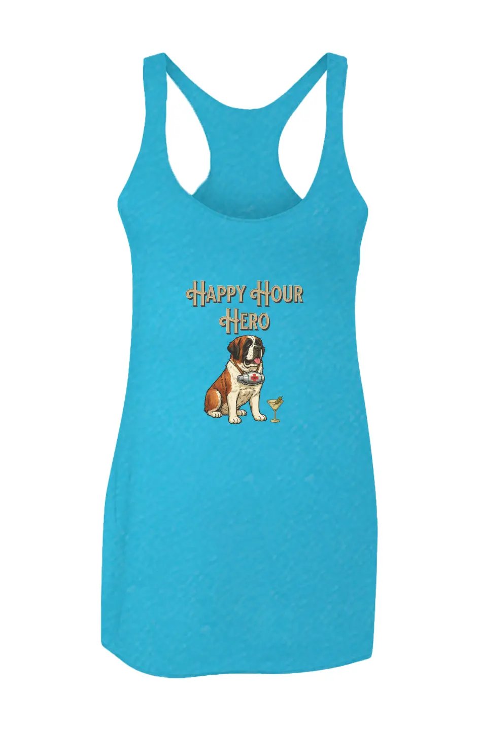 Happy Hour Hero - Women’s Triblend Racerback Tank