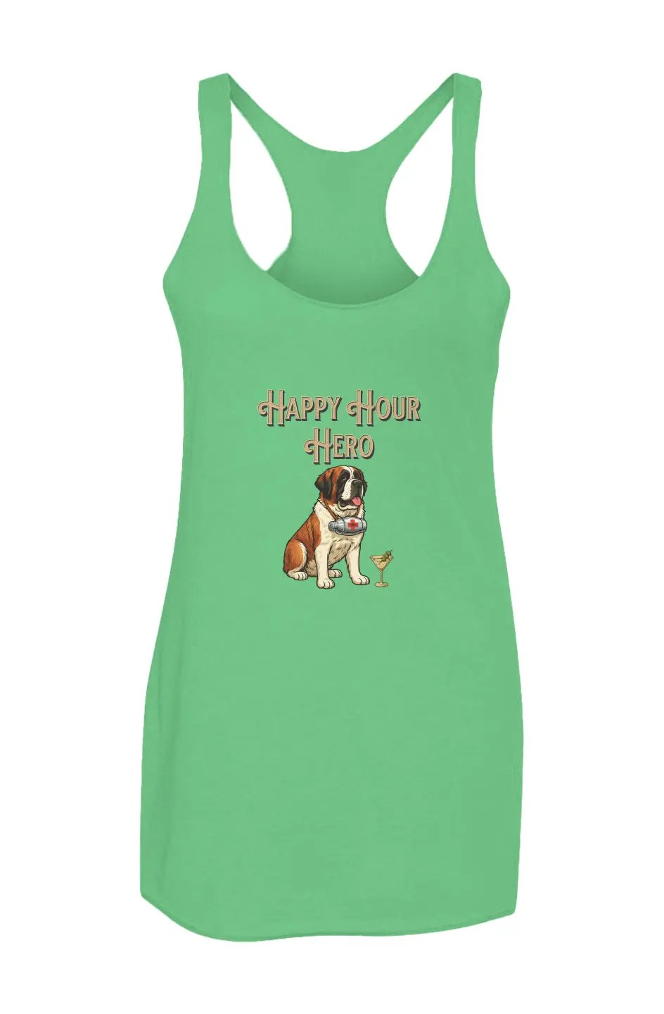 Happy Hour Hero - Racerback Tank - Boop Apparel