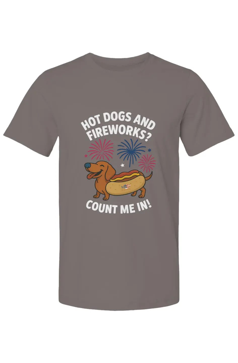 Hot Dogs and Fireworks - Cotton T