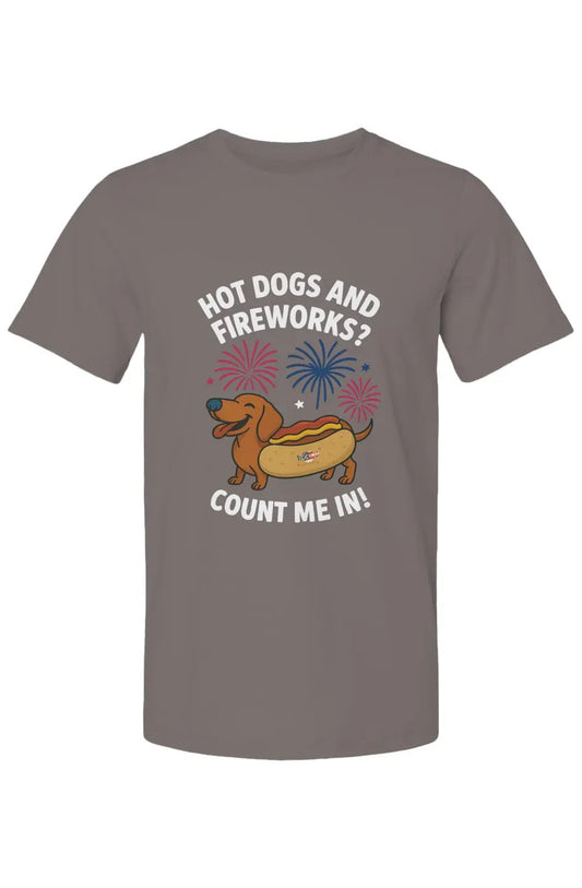 Hot Dogs and Fireworks - Cotton T