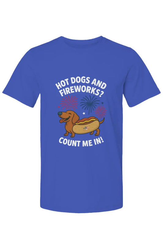 Hot Dogs and Fireworks - Cotton T