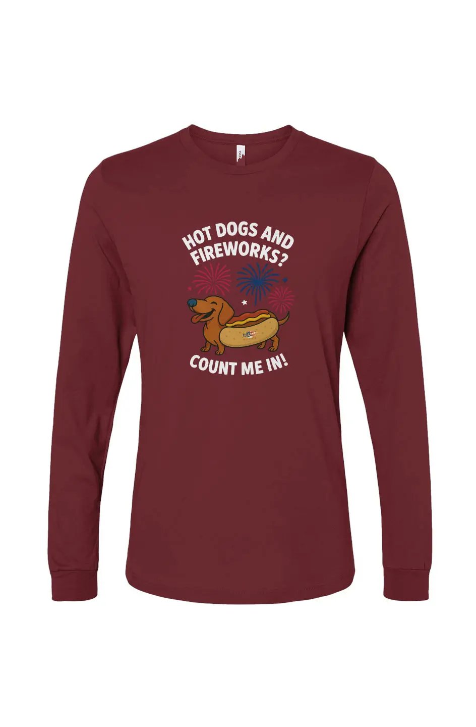 Hot Dogs and Fireworks - Long Sleeve T Apliiq
