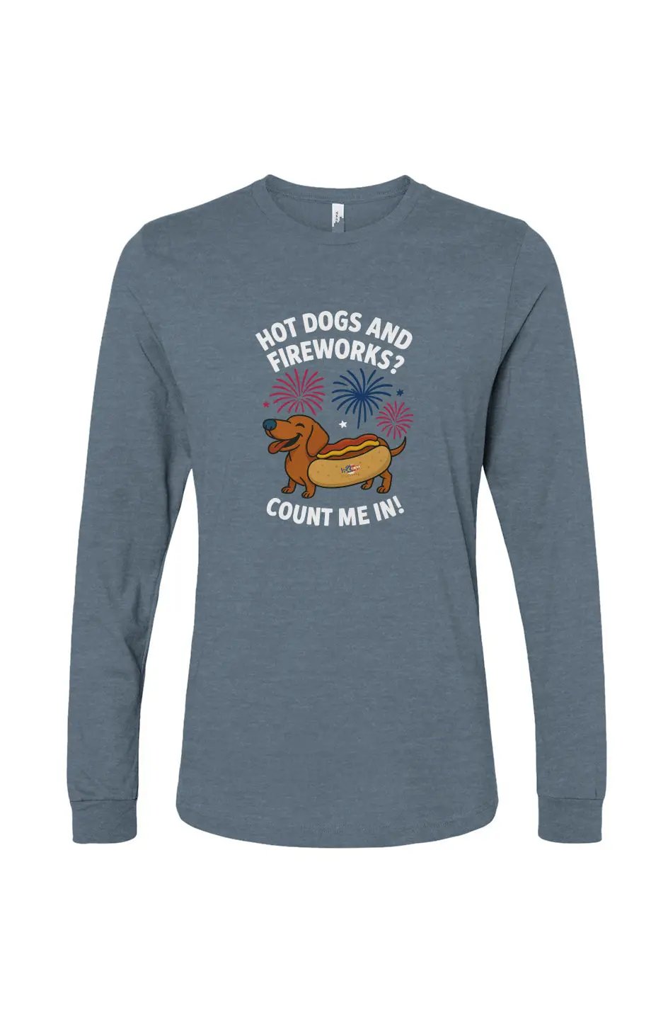 Hot Dogs and Fireworks - Long Sleeve T Apliiq