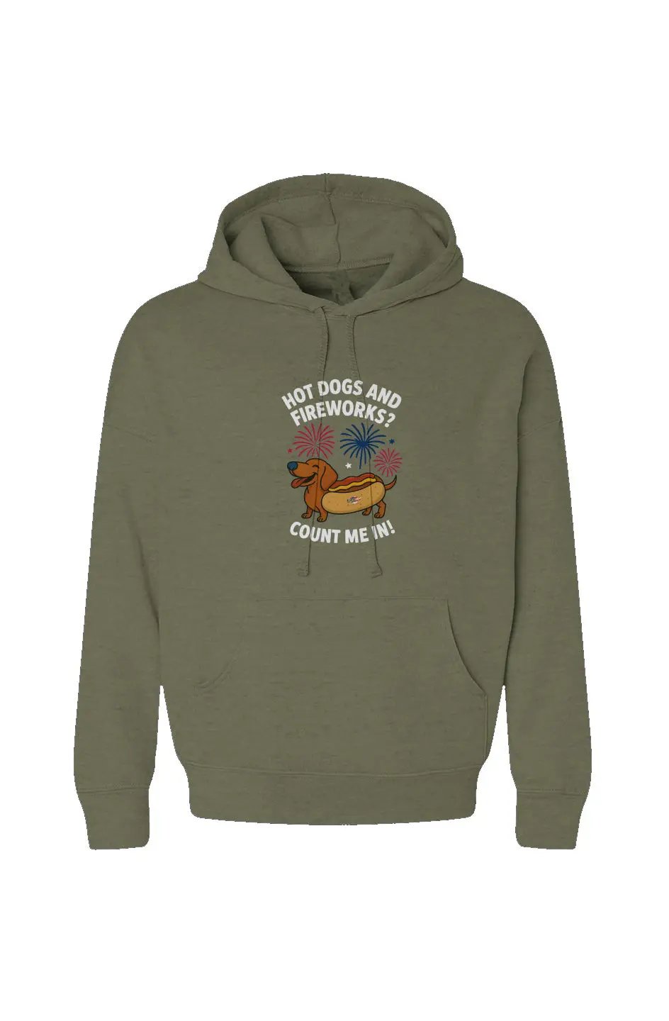 Hot Dogs and Fireworks - Hoodie Apliiq