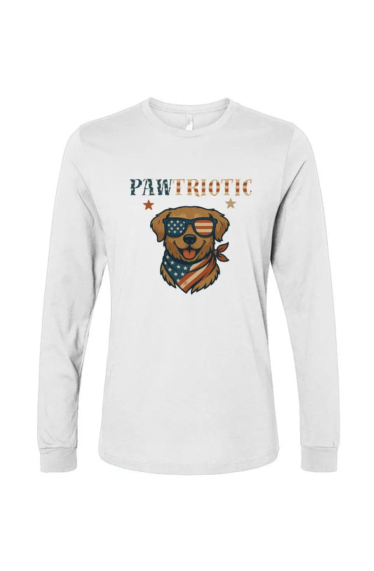 Pawtriotic - Unisex Jersey Long Sleeve Tee