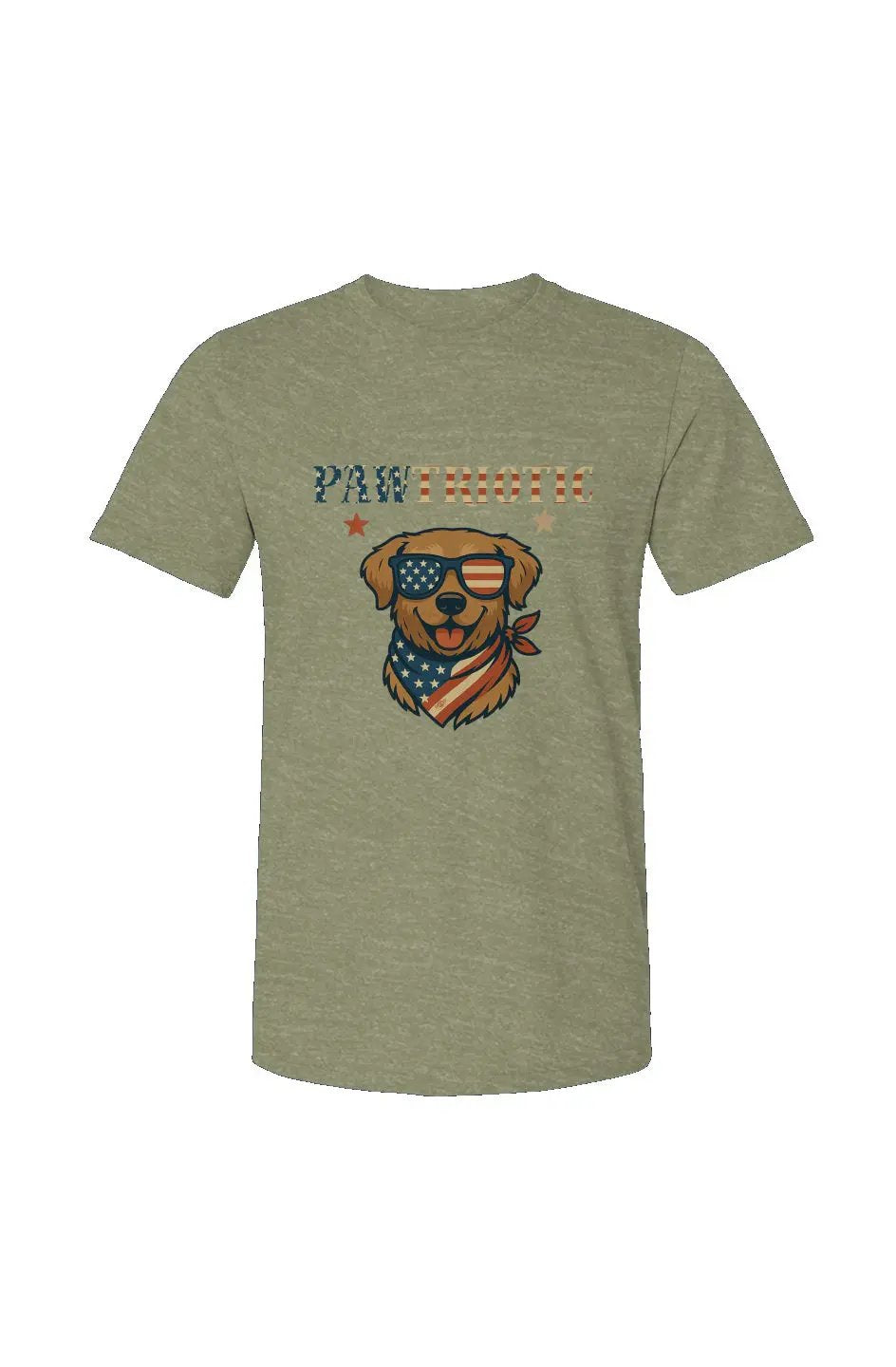 Pawtriotic - Unisex Heather Jersey Tee