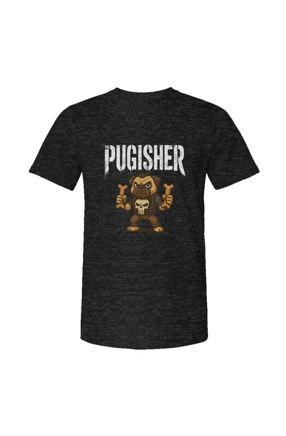 Pugisher - Unisex Heather Jersey Tee