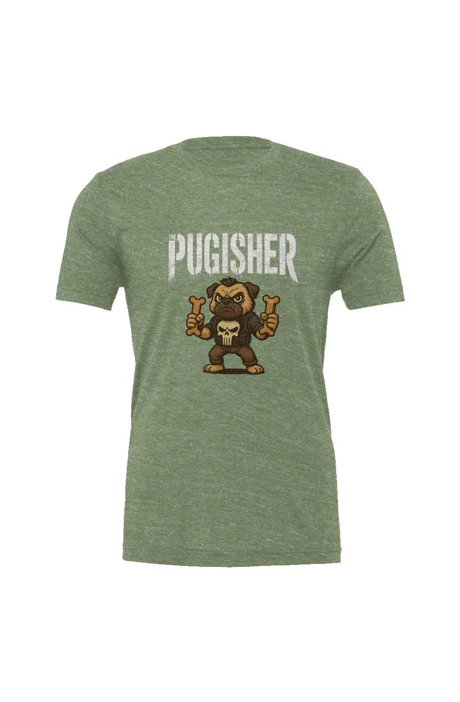 Pugisher - Triblend T - Boop Apparel