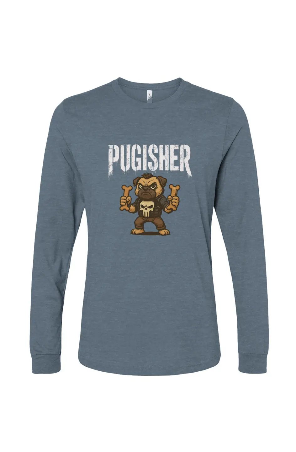 Pugisher - Long Sleeve T