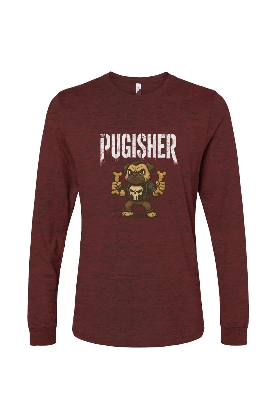 Pugisher - Long Sleeve T