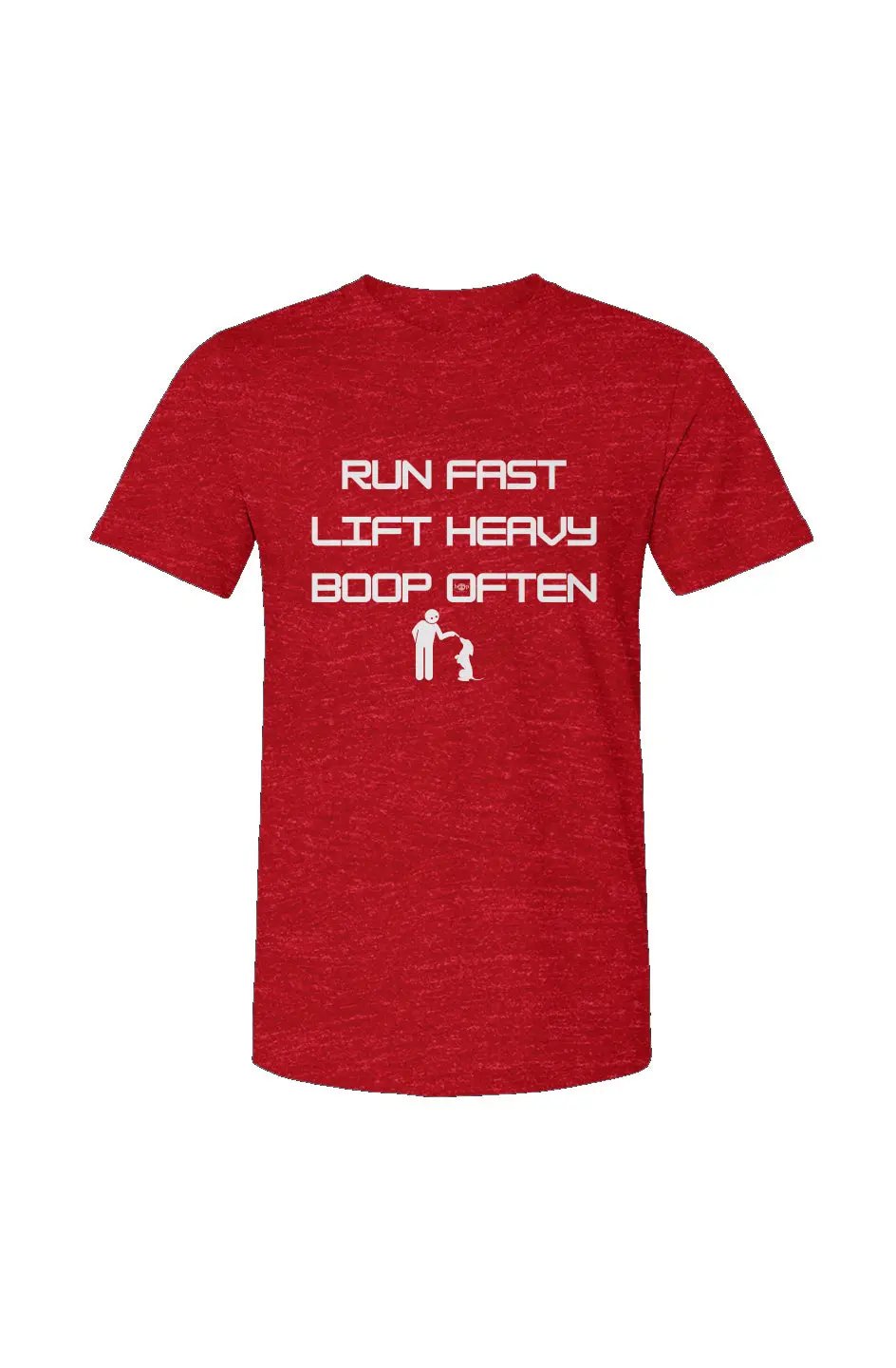 Run Fast - Unisex Heather Jersey Tee