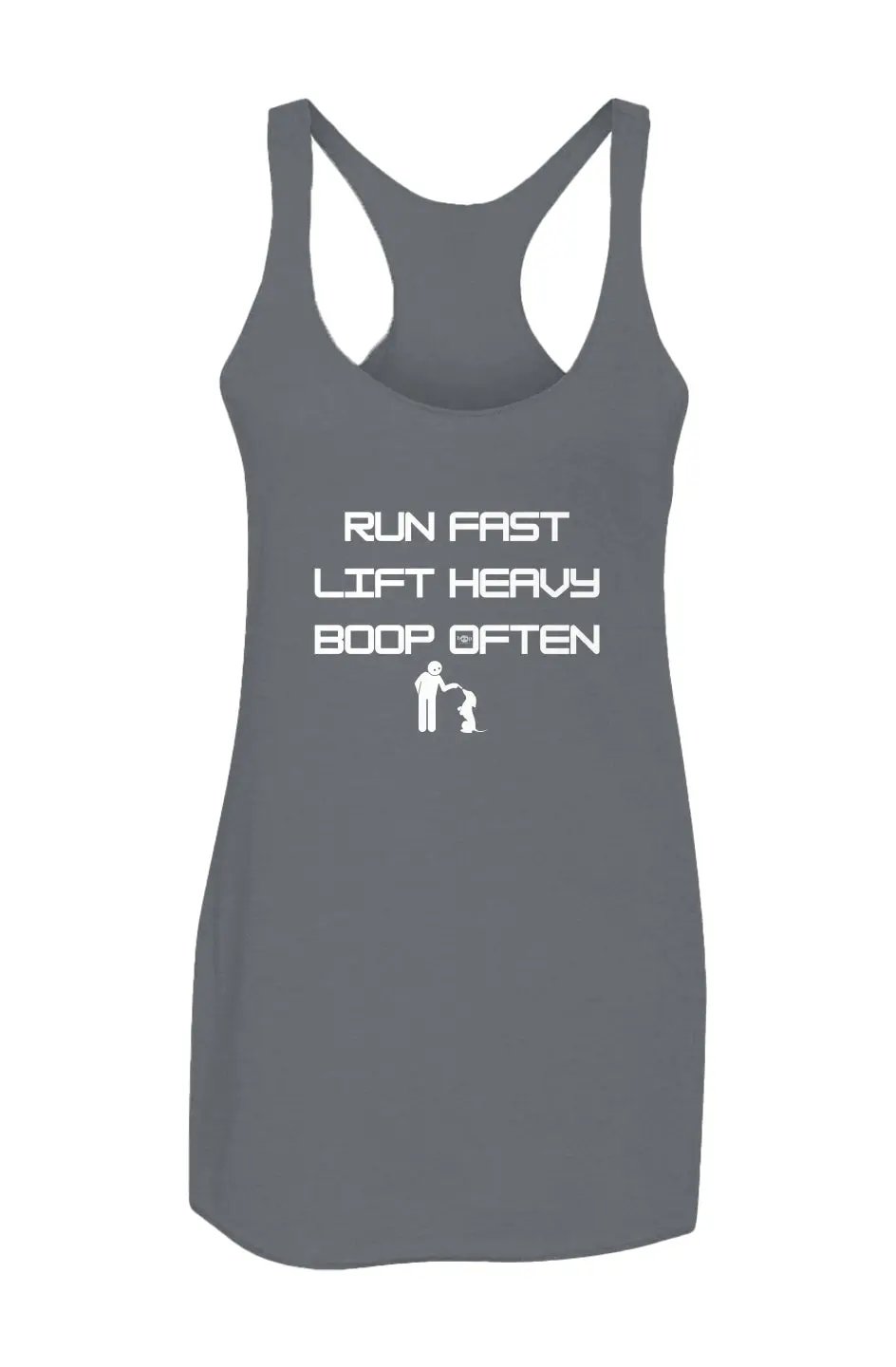 Run Fast - Women’s Triblend Racerback Tank
