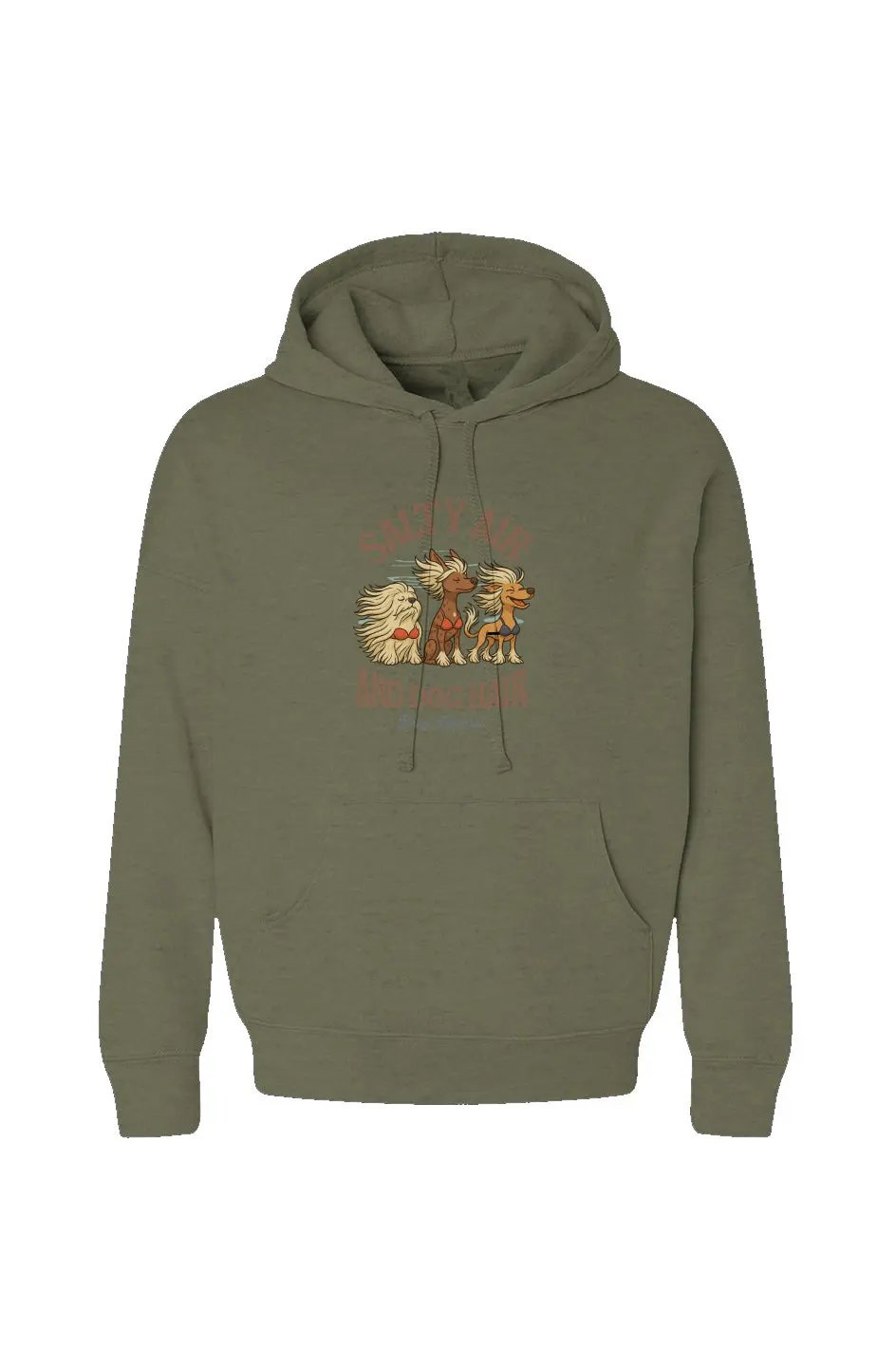 Salty Air and Dog Hair - Hoodie Apliiq