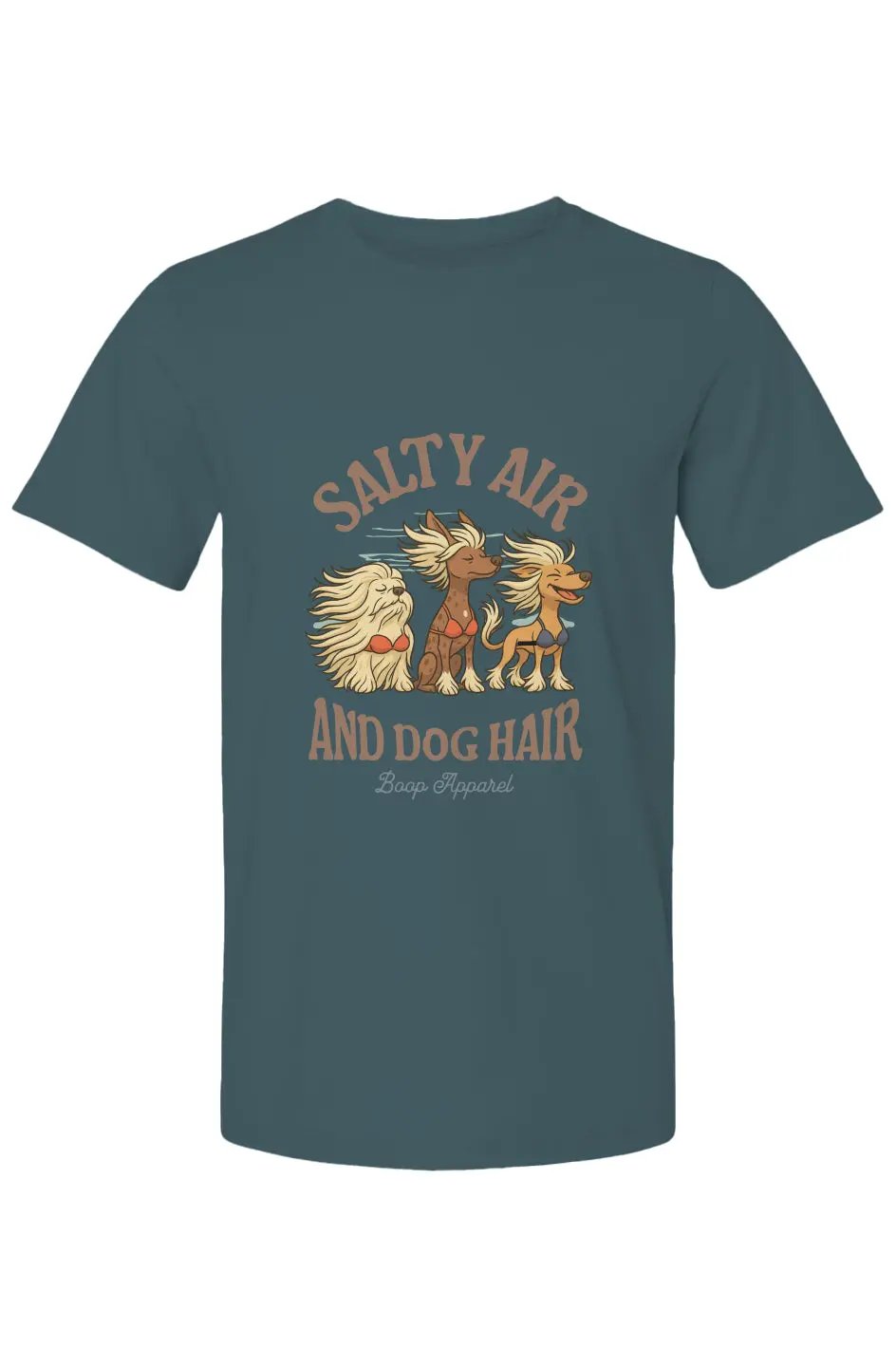 Salty Air and Dog Hair - Cotton T Apliiq