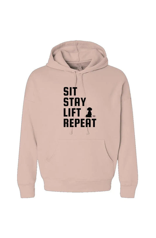 Sit. Stay. Lift. Repeat - Hoodie